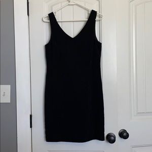 Black sheath dress